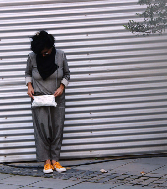 TYVEK- תיק קטן מלבני ;בד טייבק