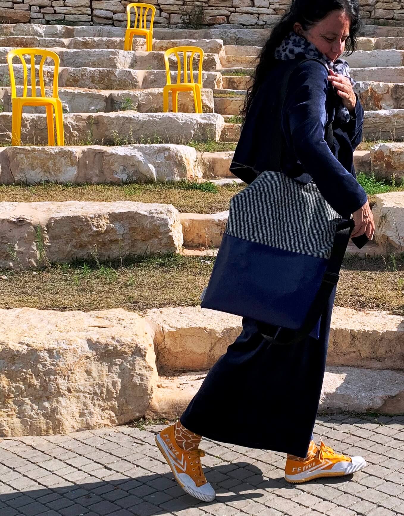 כתום | BICOLOR M SIZE | תיק סל