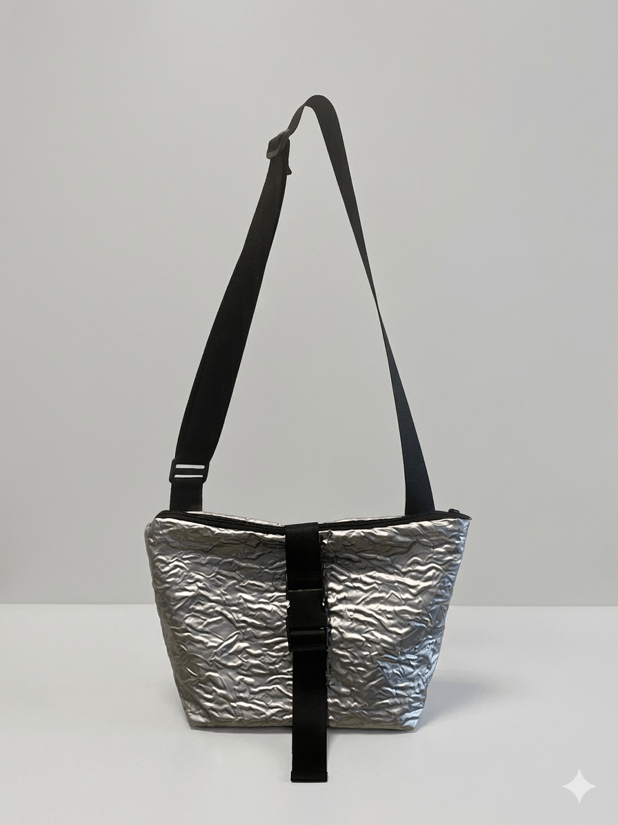 תיק קוביה עם רוכסן -גודל בנוני- TYVEK