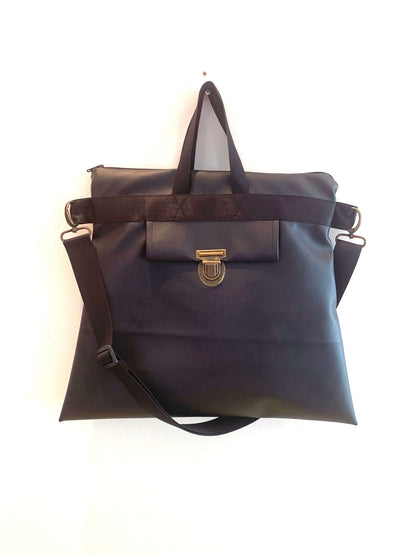 L SIZE -תיק פורטפוליו שחור