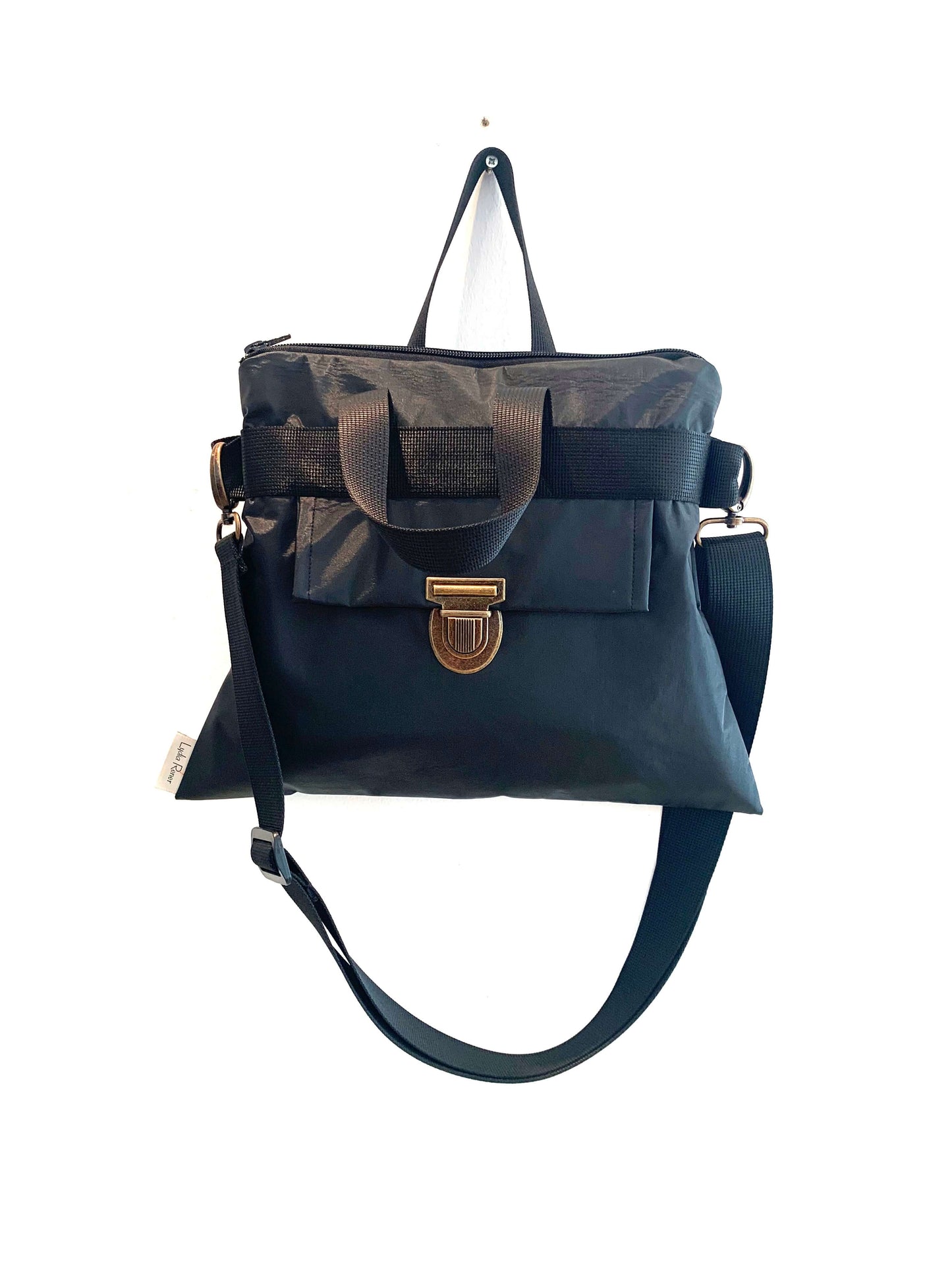 תיק פורטפוליו - גודל בנוני- שחור