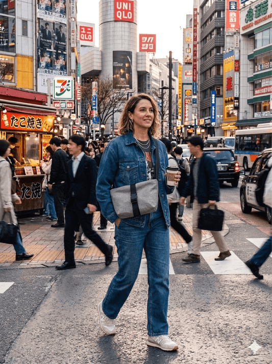 תיק  קוביה עם רוכסן- גודל בנוני- צבע שחור