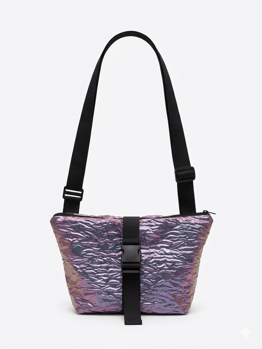 תיק  קוביה עם רוכסן -גודל בנוני- TYVEK