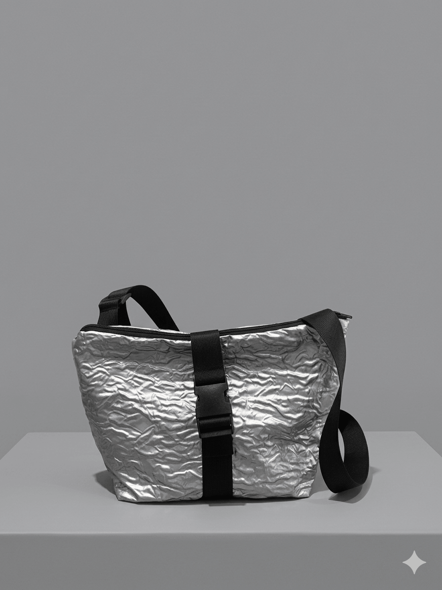 תיק  קוביה עם רוכסן -גודל בנוני- TYVEK